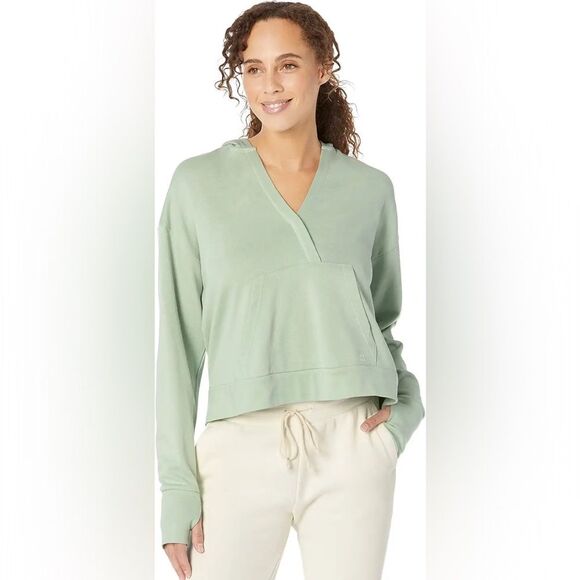 Sweaty Betty After Class Relaxed Hoodie in Salix Green 4 - Picture 2 of 11